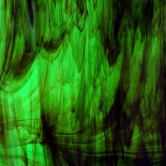 Wispy semi-transparant Green/Brown/White 704 WOM ( ±27x26cm)