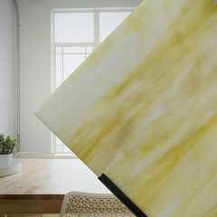 Wissmach semi-translucent Yellow/Amber/White WO (± 27x26cm)
