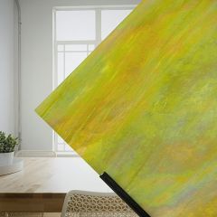 Wissmach Whispy White/Yellow 02 WO Iriserend ( ±27x26cm)