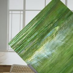 groen iriserend glas