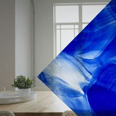 Wissmach colorescent Light blue/Clear 118 LL 