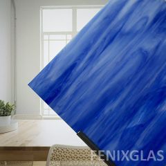 Wissmach Whispy semi-translucent White/Blue 118 WO