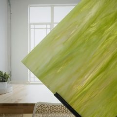 Wissmach semi-translucent Avocado green 55 WO (± 27x26cm)