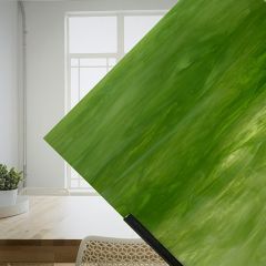 Wissmach semi-translucent Grass green 57 WO (± 27x26cm)