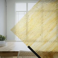 Wissmach colorescent Medium amber/Clear 58 LL ( ±26x27cm)