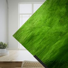 Whispy Mystic semi-transl. Green/White 708 WOM ( ±27x26cm)