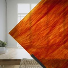 Wissmach colorescent Red/Orange/Yellow/Clear (± 27x26cm)