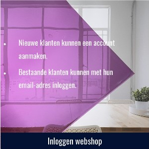 Inloggen webshop Fenix Glas