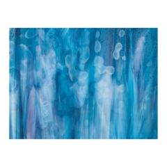 Bullseye Ring Mottles 6336-00 Gold purple/Turquoise/White NON FUSIBLE (±25x29cm)