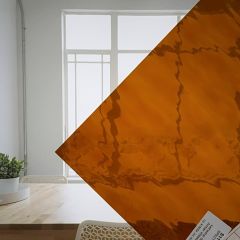 111 donker amber waterglas
