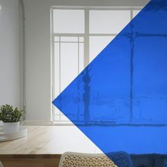 licht blauw artique glas