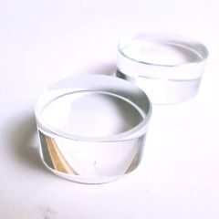 Glazen schijf Borosilicaat 10mm/ diam 20 mm