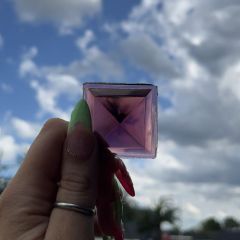Jewel vierkant facet 40 Amethyst
