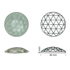 Jewel rond Coarse 40 Clear