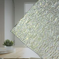 Clear Ripple iridescent 1101-73 transparent