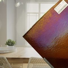 BE Sienna 1119-31 transparent iridescent (±25x29cm) Striker! 