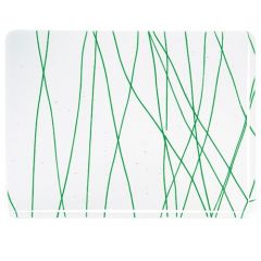 Forest green Stringers on Clear