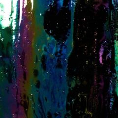 Mississippi River Glass opaque Black iridescent 5006 IR