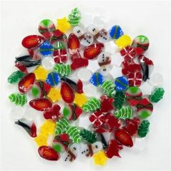 Millefiori COE96 Christmas Mix verpakt per 25 Gram