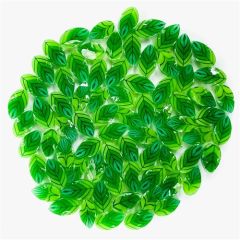 Millefiori COE96 Leaves Green verpakt per 25 Gram
