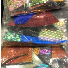 System 96 dichroic scrap gemixt COE 96 (200gram)