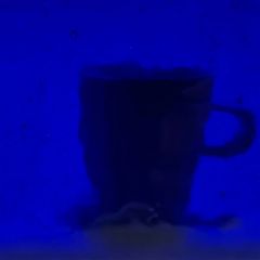 Mississippi River Glass royal blue transparent 5005 C
