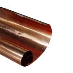Koperfolie 300x0,10 mm op rol a 2 mtr
