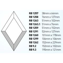 Diamond 52 x 127mm (VE=30)
