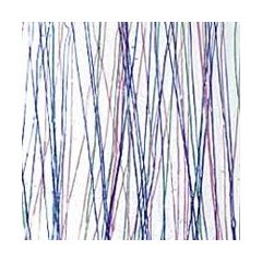 Pink,Green,Blue Streamers on Clear