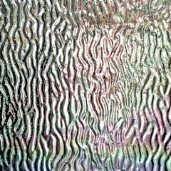 Mississippi River Glass transparent Clear 8011 iridescent Ripple