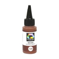 Color Line Paint 120 Brown 62 gram