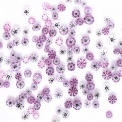 Millefiori COE90 Sugar plum flower Mix verpakt per 25 Gram