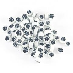 Millefiori COE90 Dog paw verpakt per 25 Gram