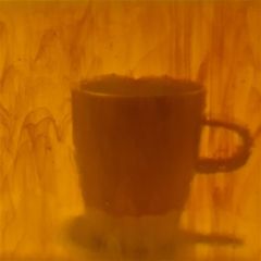 Mississippi River Glass orange transparent 2000 C