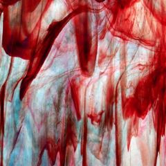Youghiogheny 1697 Stipple red pink light blue ice white