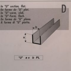Cascade randprofiel U5 (per lengte)