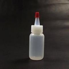 Zacht plastic flesje 60ml. met tuit
