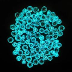 Millefiori COE90 Aqua Glow Dots verpakt per 25 Gram