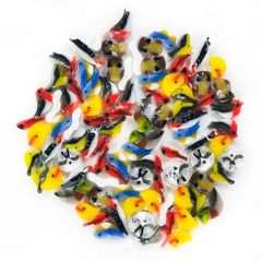 Millefiori COE90 Bird mix verpakt per 25 Gram