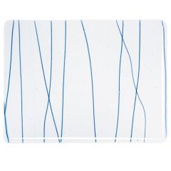 Royal blue Stringers on Clear