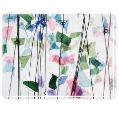 Spring: Blue,Green,Aqua,Pink on Clear