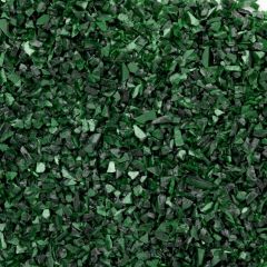 Oceanside frit 128 coarse transparent aventurine green 240g