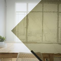 Mondgeblazen glas Grijsbruin F05 (±30x30cm)