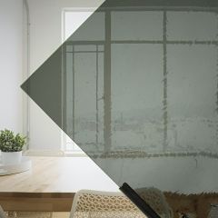 Mondgeblazen glas Robuust Grijs F52 (±30x30cm)