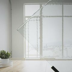 Echt Antiek blank 1xx belvrij (± 30x30cm)