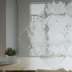 Echt Antiek blank Crackled 1xx ( ±30x30cm)