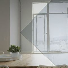 Goetheglas 3308xx licht blauw 3mm ( ±30x30cm)