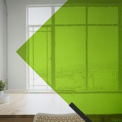 Echt antiek groen op blank 4057 u