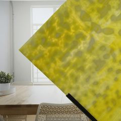 Mississippi Yellow/White semi-transparent 3003 M ( ±30x30cm)