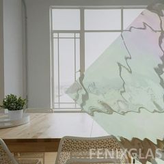 Clear Waterglass Iriserend S100W (30x30)